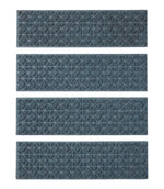 Everyspace Recycled Waterhog Mat, Stair Treads, Set of Four, Tiles - US 8010