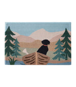 Printed Recycled Waterhog Doormat, Row Boat - US 0144
