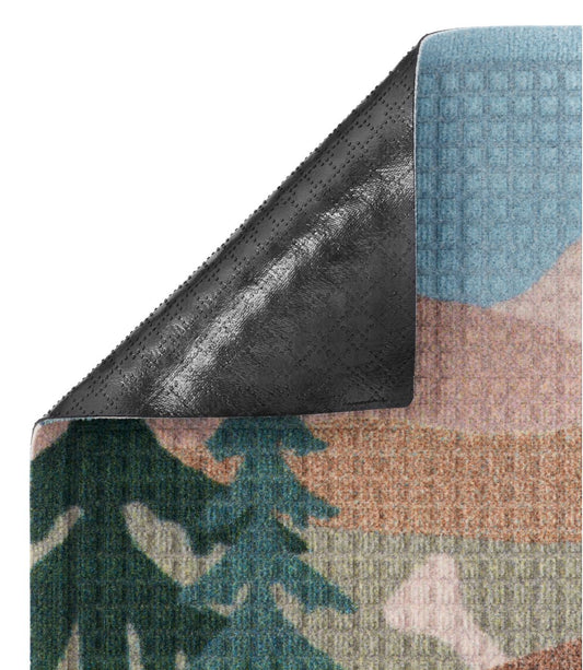 Printed Recycled Waterhog Doormat, Row Boat - US 0144