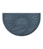 Everyspace Recycled Waterhog Doormat, Half Round, Sunrise - US 7908