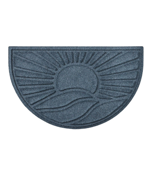 Everyspace Recycled Waterhog Doormat, Half Round, Sunrise - US 7908