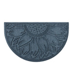 Everyspace Recycled Waterhog Doormat, Half Round, Sunflower - US 7241