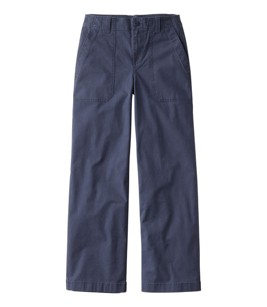 Women's 207 Vintage Cotton Canvas Pants, High-Rise Wide-Leg - US 8097