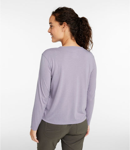 Women's Vista Camp V-Neck Pocket Tee, Long-Sleeve - US 9023