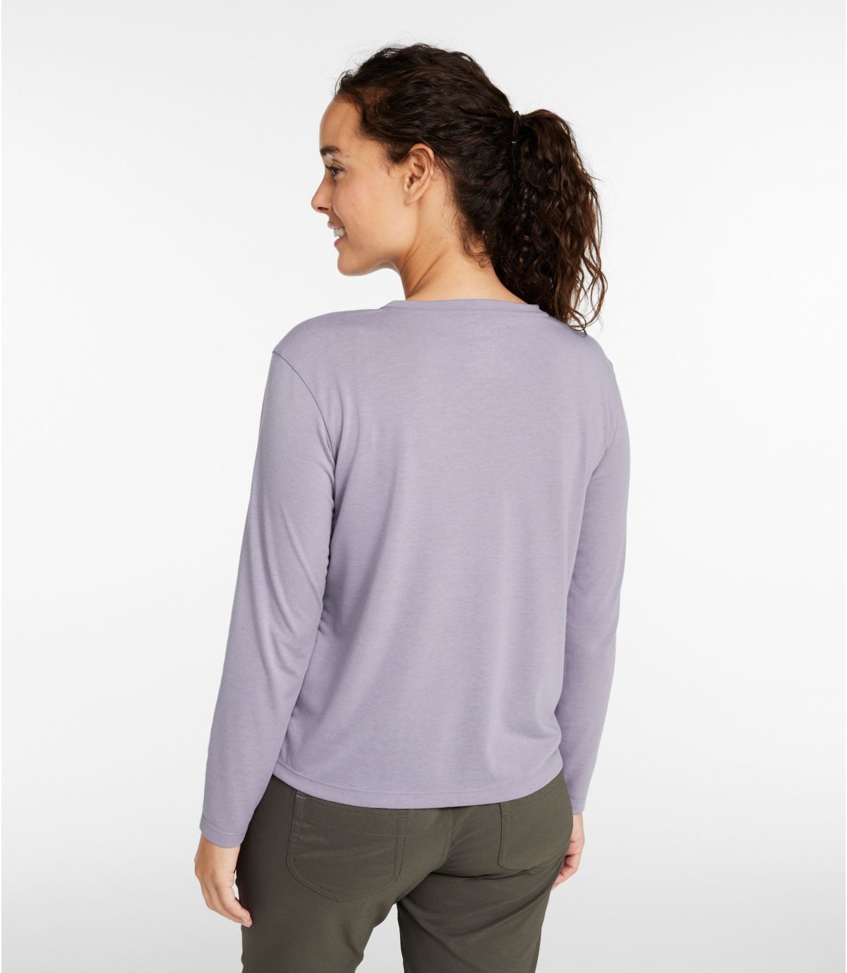 Women's Vista Camp V-Neck Pocket Tee, Long-Sleeve - US 8669
