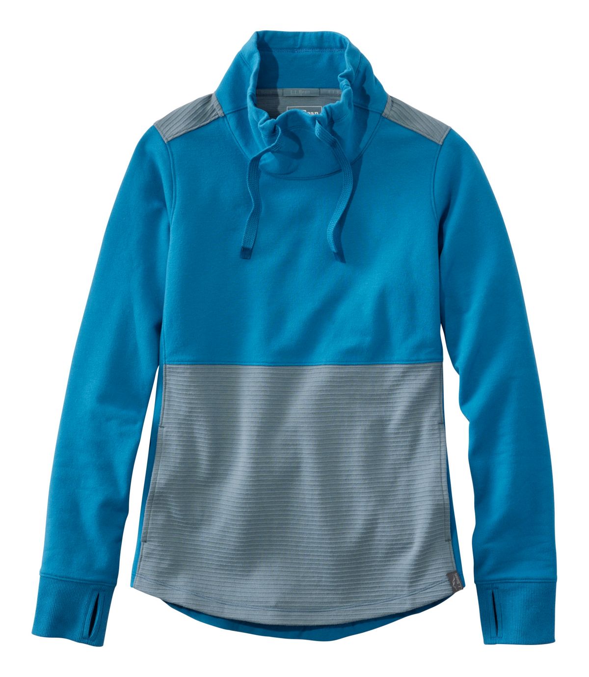 Women's Bean's Cozy Mixed Knits Pullover, Colorblock - US 8758