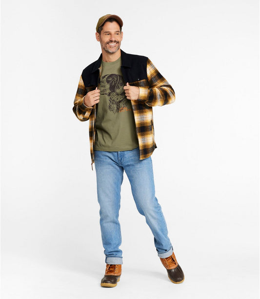 Men's Signature 1965 Chamois Cloth Stag Jacket, Plaid - US 6773