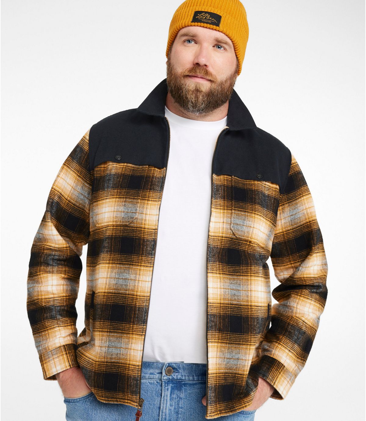 Men's Signature 1965 Chamois Cloth Stag Jacket, Plaid - US 6773