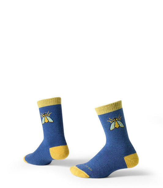 Kids' L.L.Bean No Fly Zone Hiking Socks, Crew - US 9499