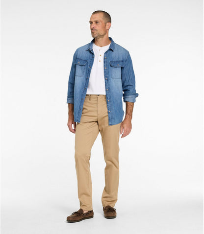 Men's Sunwashed Khaki Pants, Standard Fit - US 6414