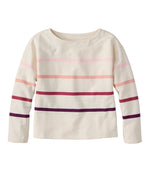 Women's Peaks Island Top, Relaxed Boatneck Long-Sleeve Stripe - US 7484