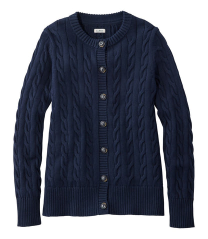 Women's The Original Double L® Sweater, Cable Cardigan - US 9576