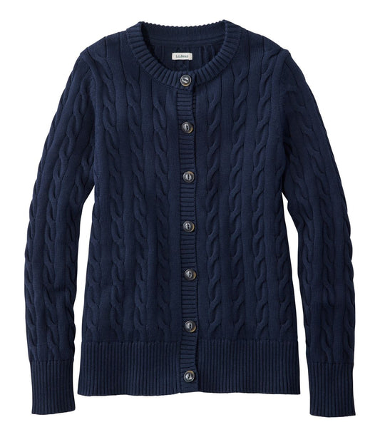 Women's The Original Double L® Sweater, Cable Cardigan - US 9576