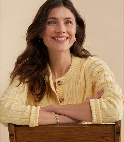 Women's The Original Double L® Sweater, Cable Cardigan - US 9576