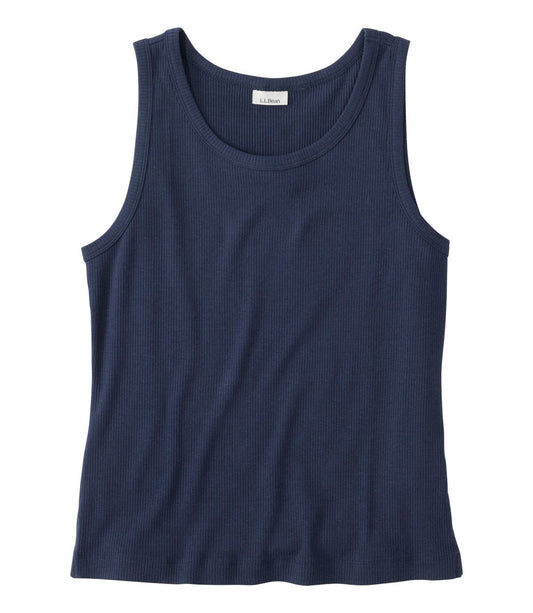 Women's Bean's Ribbed Layering Tank - US 9822