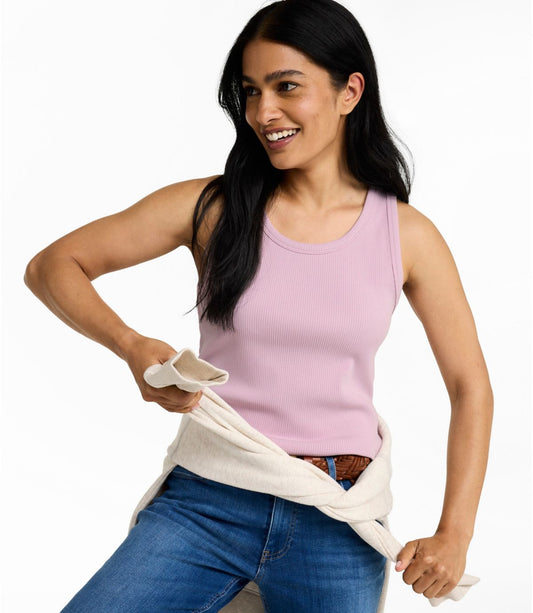 Women's Bean's Ribbed Layering Tank - US 9822