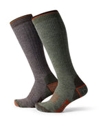 Muck Heavyweight Merino Wool Blend Socks, Boot Height 2-Pack - US 5153