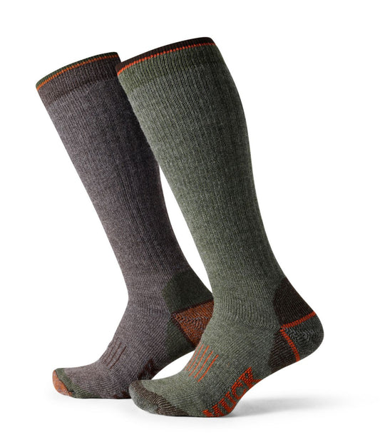 Muck Heavyweight Merino Wool Blend Socks, Boot Height 2-Pack - US 5153