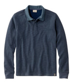 Men's Mountainside Micro Waffle Polo, Long-Sleeve - US 8728