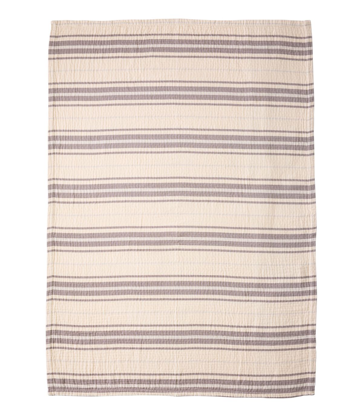 Lightweight Cotton Gauze Throw, Stripe - US 4043