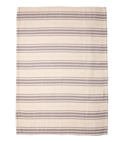 Lightweight Cotton Gauze Throw, Stripe - US 4043