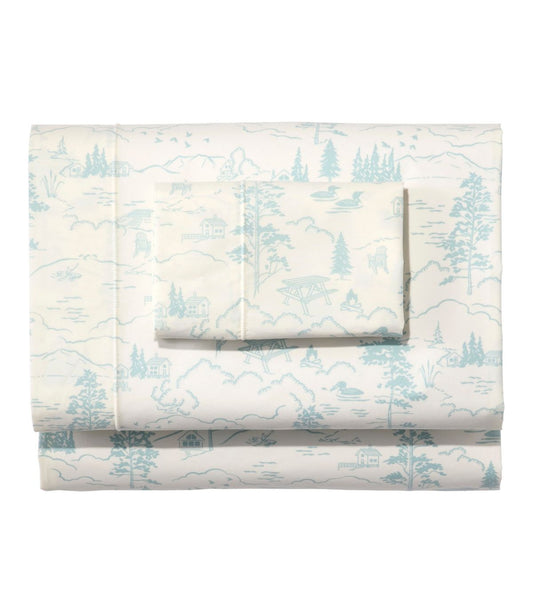 Lakeside Toile Percale Sheet Collection - US 9178