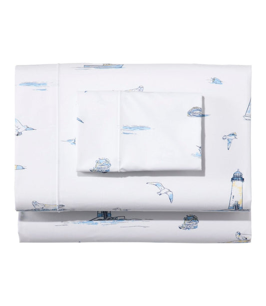 Nautical Boats Percale Sheet Collection - US 6579