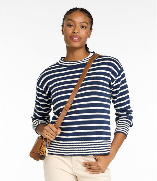 Women's Signature Original Cotton Sweater, Crewneck - US 1074