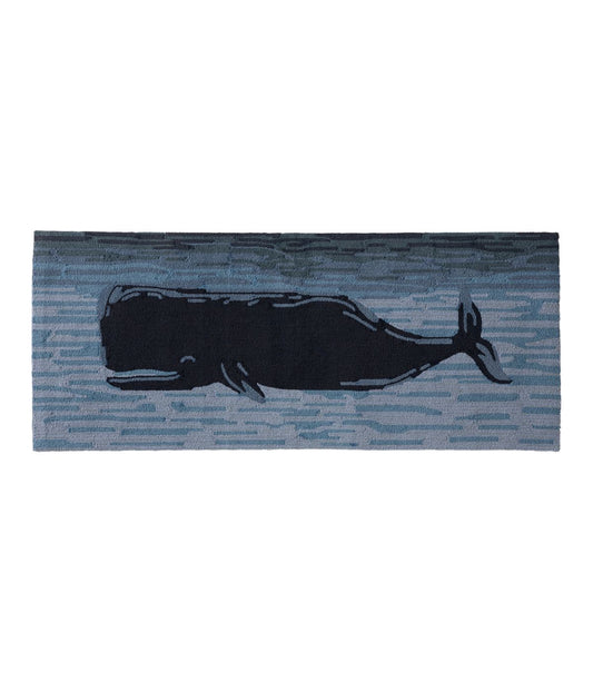 Indoor/Outdoor Vacationland Runner, Coastal Whale - US 2676