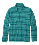 Men's Everyday SunSmart® Tee, Long-Sleeve Quarter-Zip Stripe - US 7988