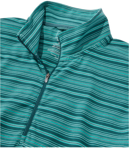 Men's Everyday SunSmart® Tee, Long-Sleeve Quarter-Zip Stripe - US 4898