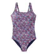 Women's L.L.Bean Coastal Essential Scoop Tanksuit, Print - US 5951