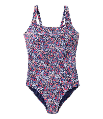 Women's L.L.Bean Coastal Essential Scoop Tanksuit, Print - US 5951