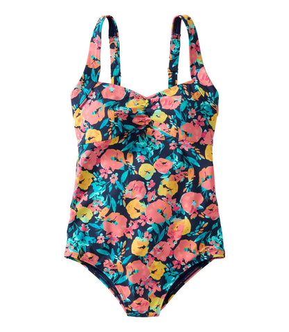 Women's Shaping Swimwear, Sweetheart Tanksuit Print - US 2841