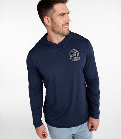 Men's Bold Coast Lifestyle Tee, Long-Sleeve Hooded Graphic - US 2401