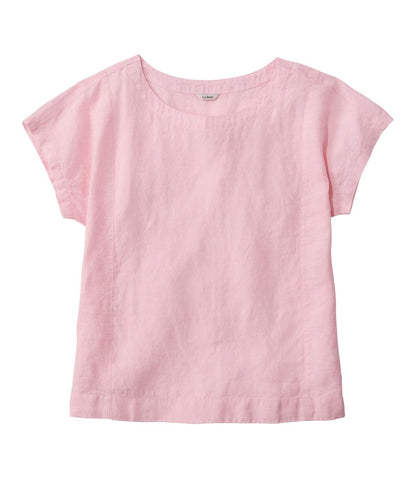 Women's Premium Washable Linen Shirt, Short-Sleeve - US 3679
