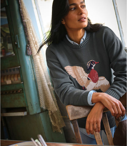Women's The Original Double L® Sweater, Novelty Crewneck - US 2046