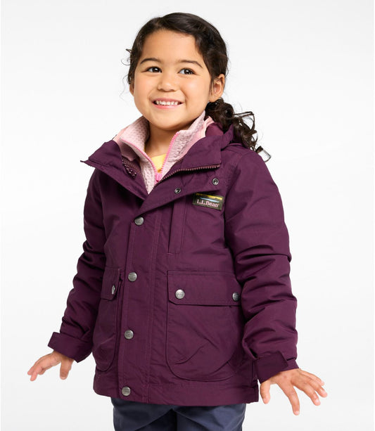 Kids' L.L.Bean Mountain Classic 3-in-1 Fleece Jacket - US 4283