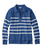 Women's Classic Cashmere Sweater, Relaxed Polo - US 3971