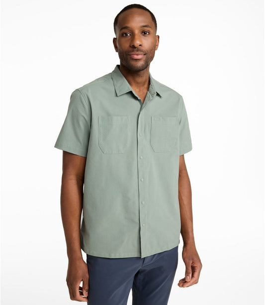 Men's VentureTek Seersucker Shirt, Short-Sleeve - US 9048