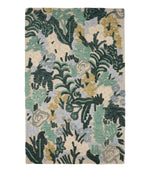 Leafy Floral Wool Tufted Rug - US 2318