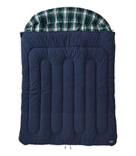 Flannel-Lined Double Camp Sleeping Bag, 40°F - US 2643