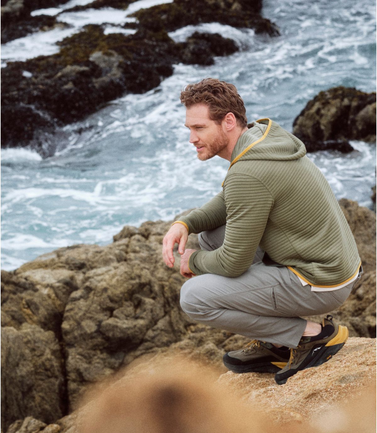 Men's Airlight Knit Pullover Hoodie - US 6193