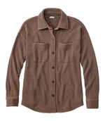 Women's Sunwashed Waffle Big Shirt - US 6256