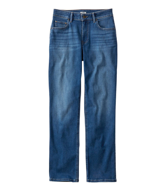 Women's L.L.Bean Go-Anywhere Jeans, Mid-Rise Ultimate Straight-Leg - US 1901