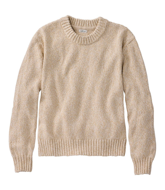 Women's Cotton Ragg Sweater, Relaxed Crewneck - US 8423