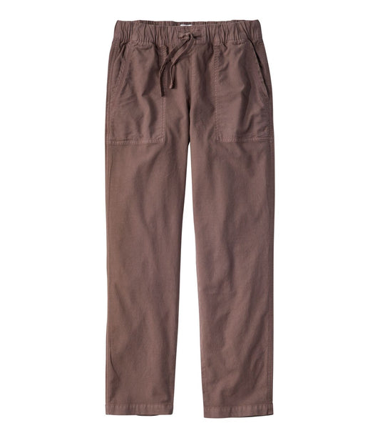 Women's Sunwashed Cotton-Blend Pull-On Pants, Mid-Rise Ankle - US 1357
