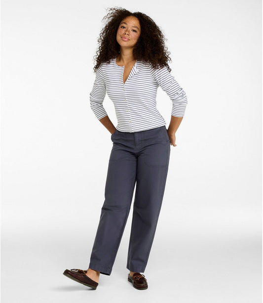 Women's 207 Vintage Cotton Canvas Pants, Mid-Rise Barrel-Leg - US 2100