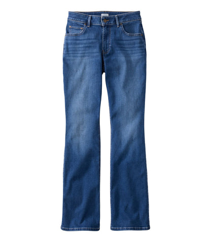 Women's L.L.Bean Go-Anywhere Jeans, Mid-Rise Bootcut - US 7073