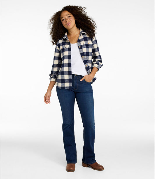 Women's L.L.Bean Go-Anywhere Jeans, Mid-Rise Bootcut - US 7073